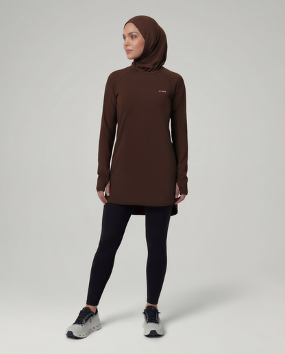 Modest Essence Top - Espresso