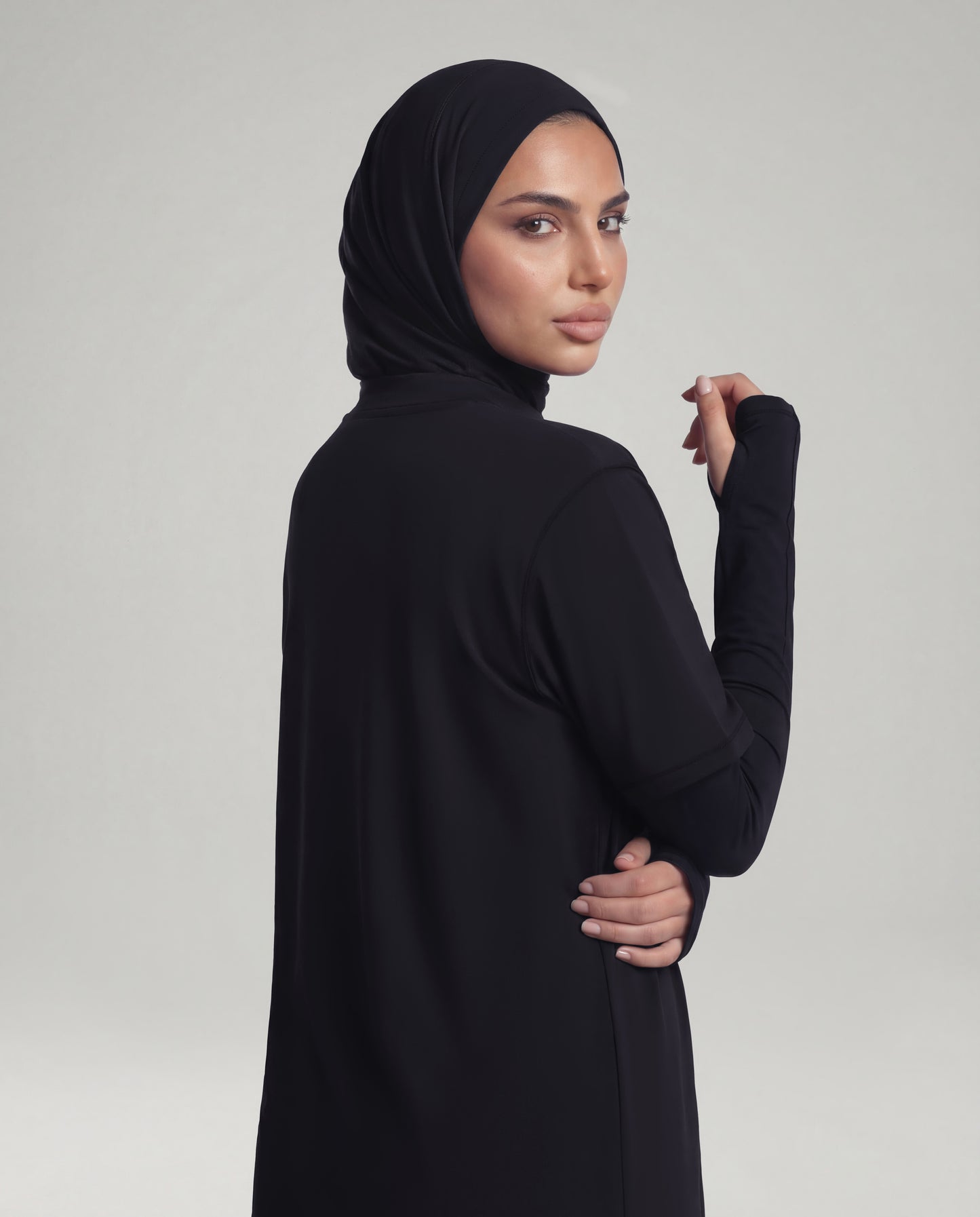 2-In-1 Veil Oversized Tee - Midnight