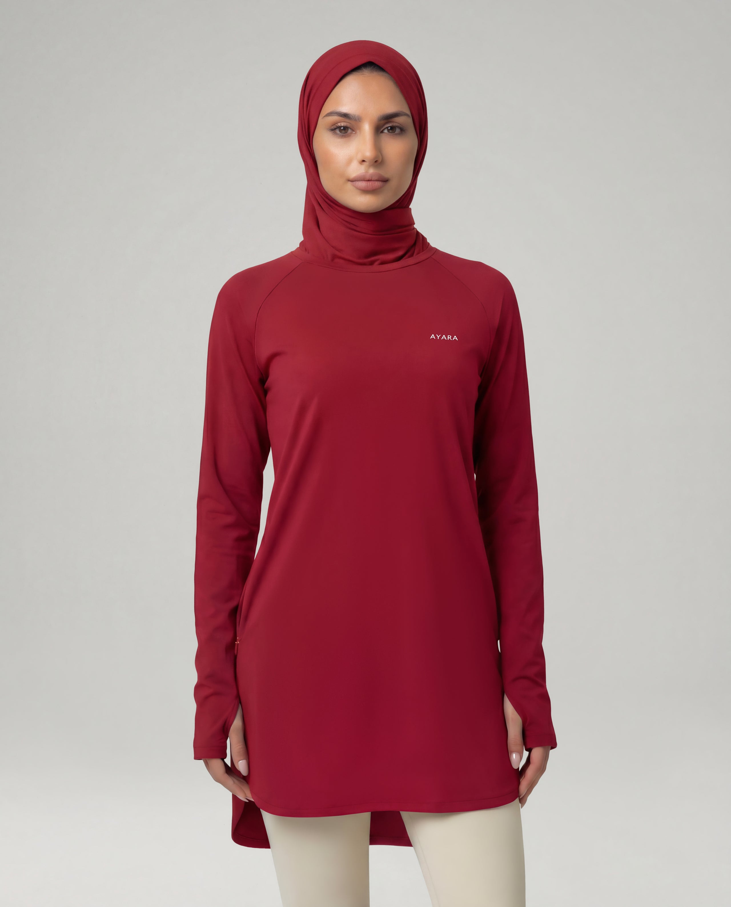 Modest Essence Top - Pomegranate