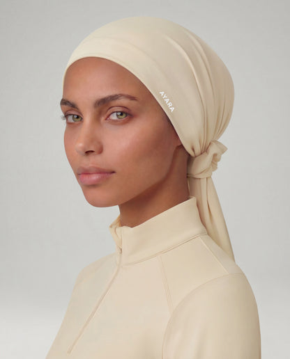 Studio Tie-Back Scarf - Vanilla
