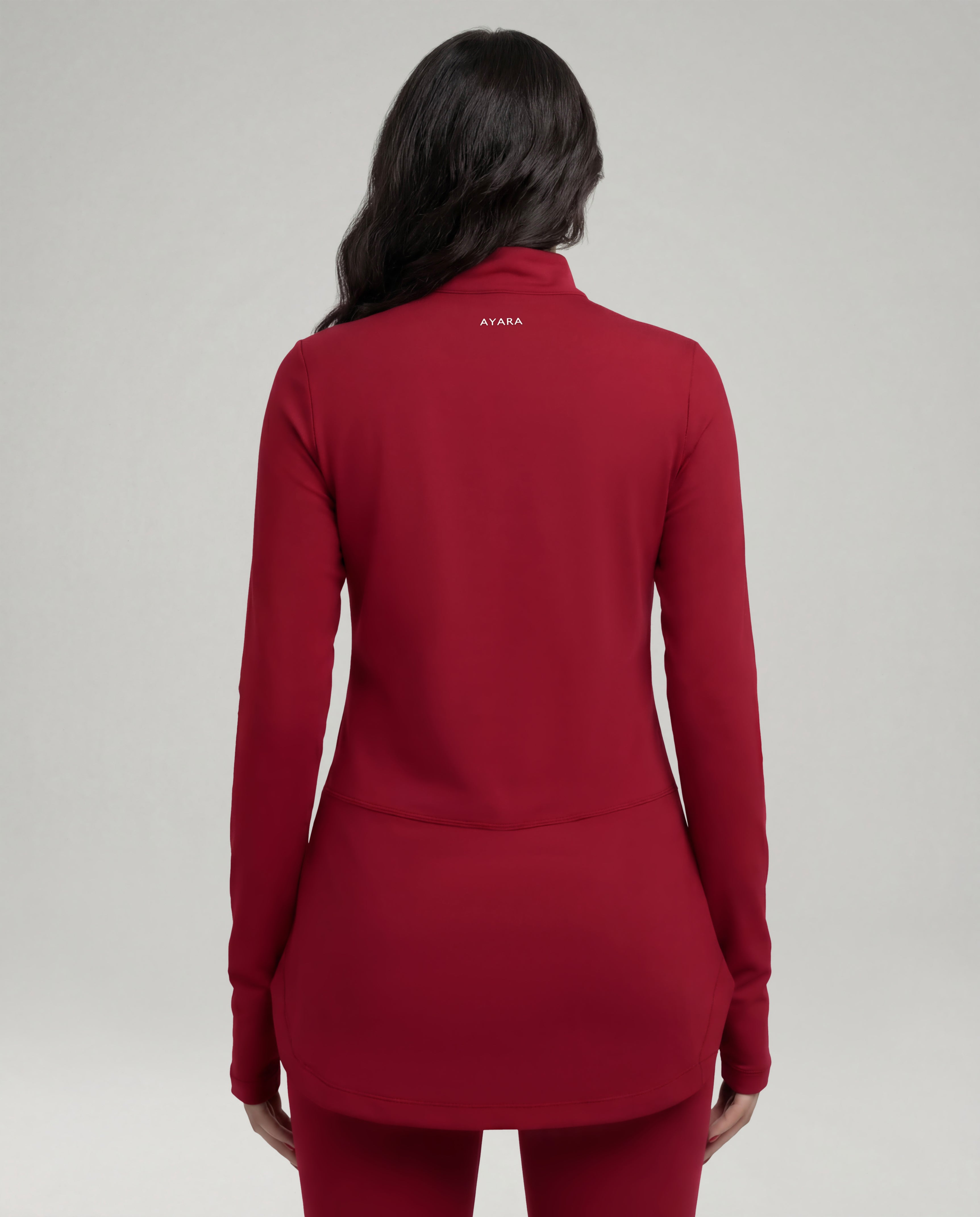 Modest Nova Top - Pomegranate