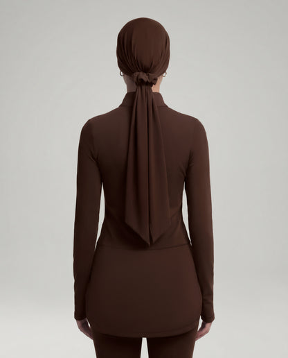 Modest Nova Top - Espresso
