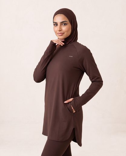 Modest Essence Top - Espresso