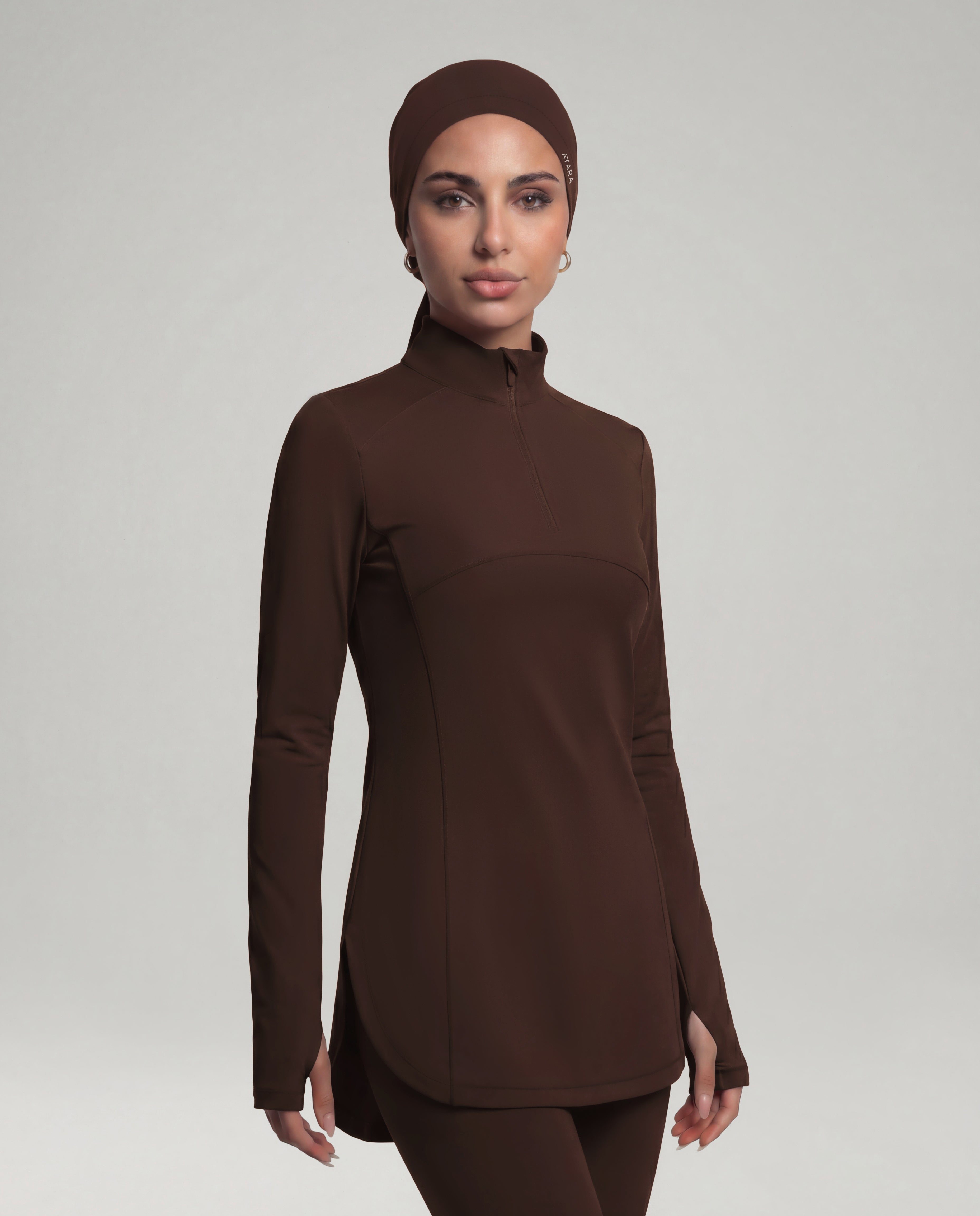 Modest Nova Top - Espresso