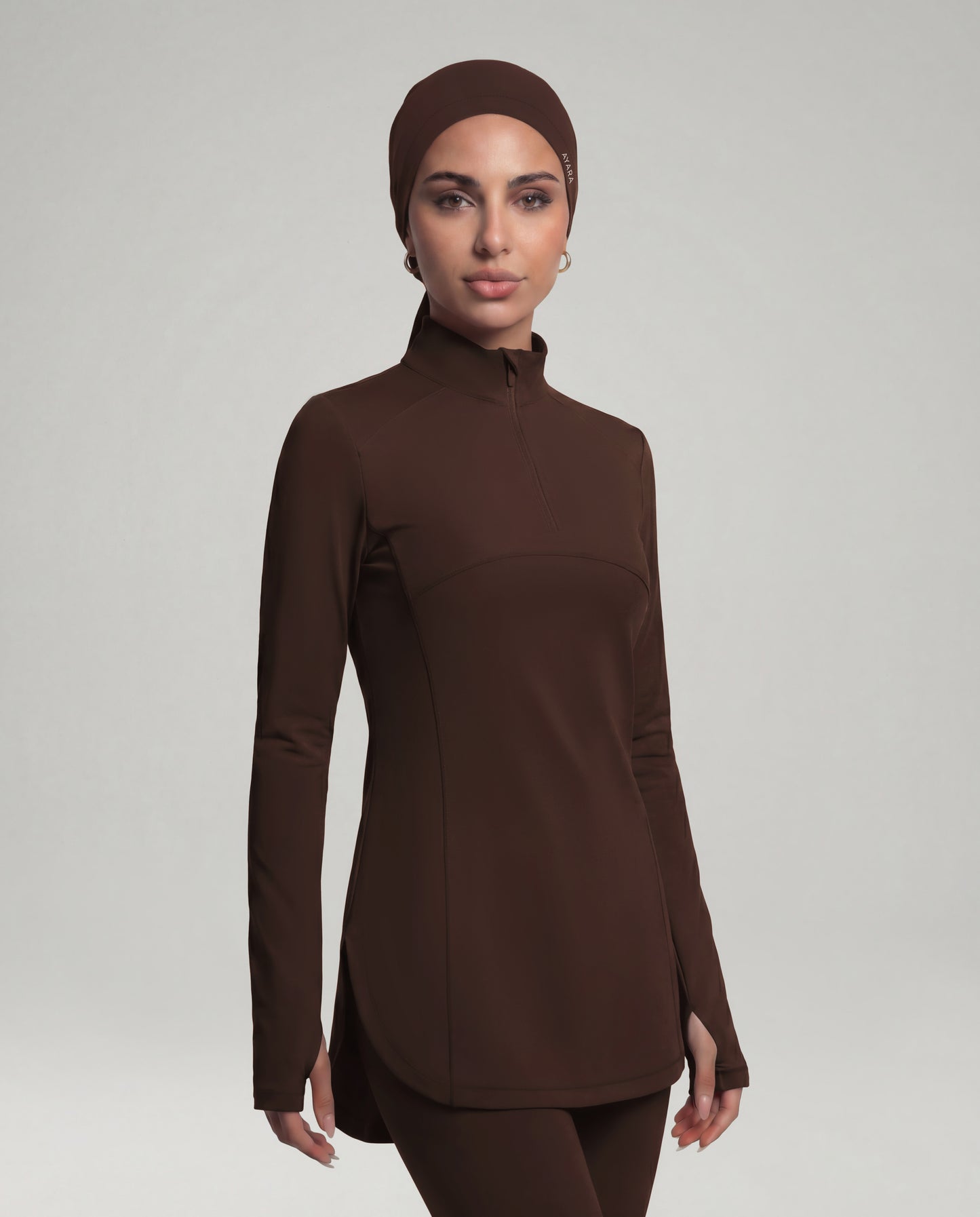 Modest Nova Top - Espresso