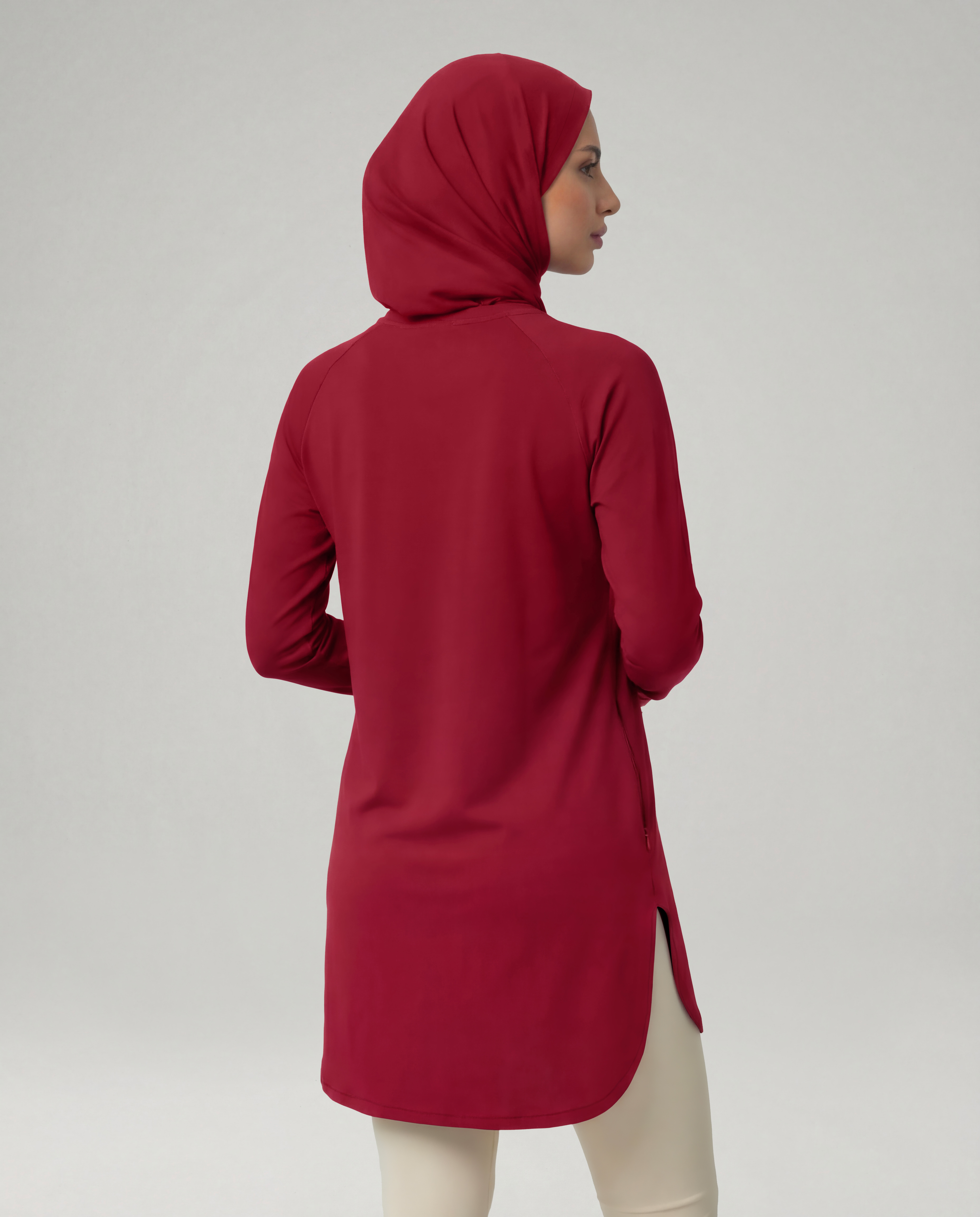 Modest Essence Top - Pomegranate