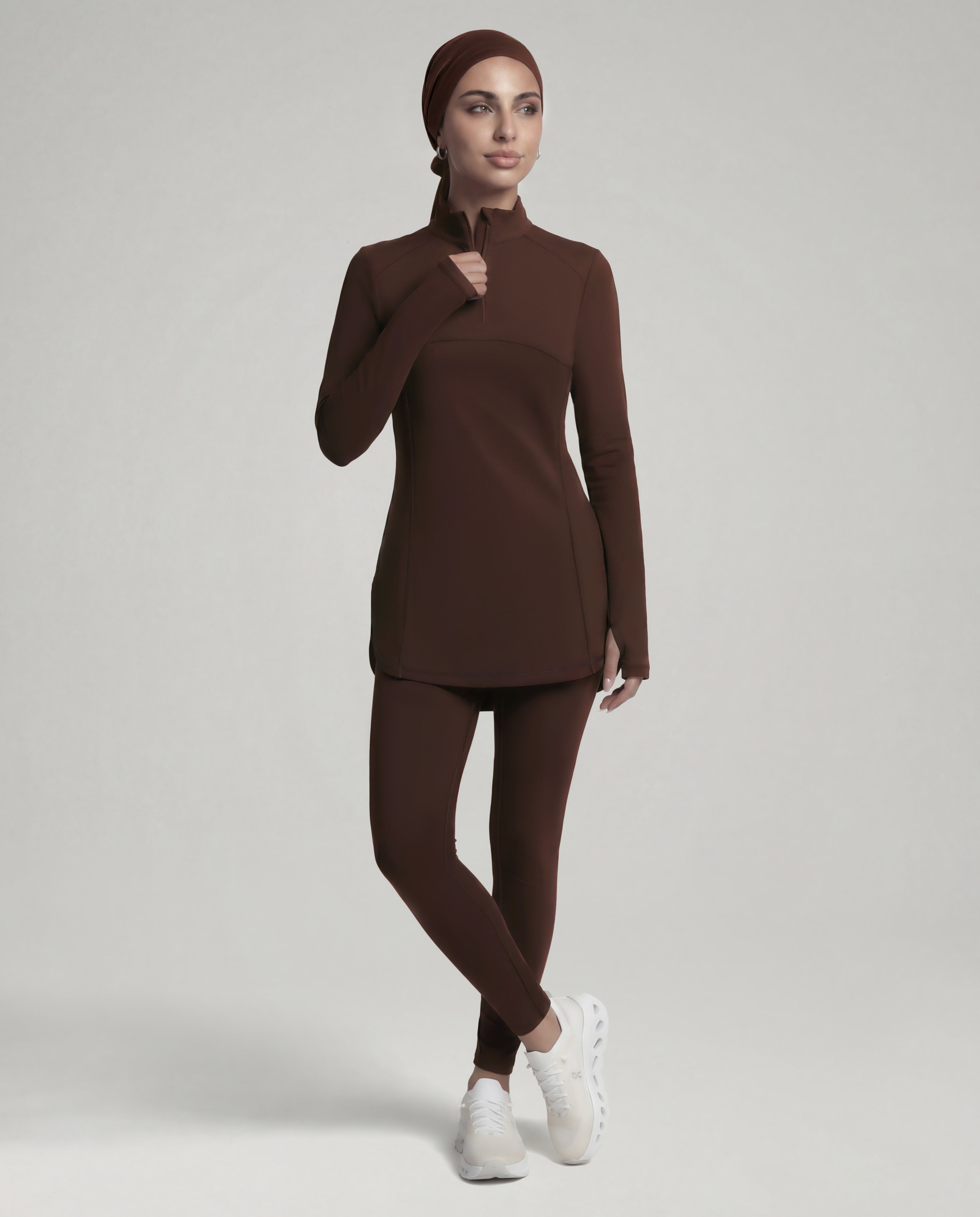 Modest Nova Top - Espresso