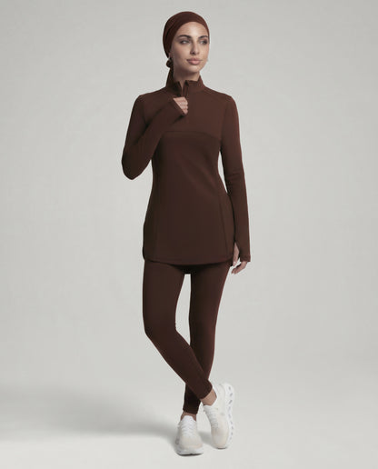 Modest Nova Top - Espresso