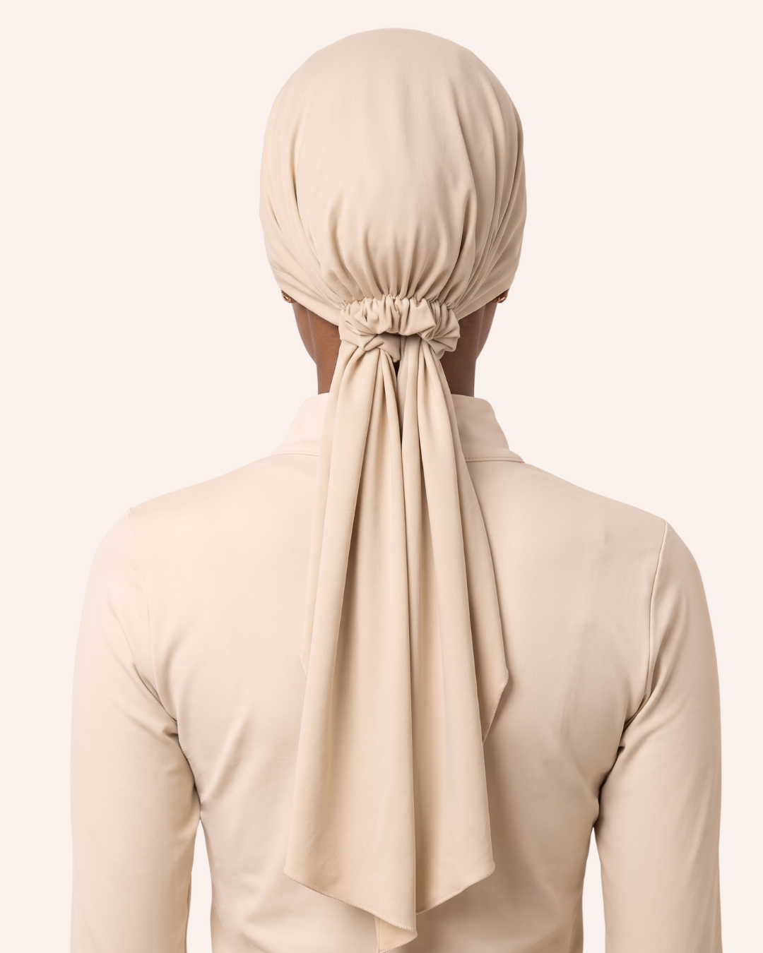 Studio Tie-Back Scarf - Vanilla