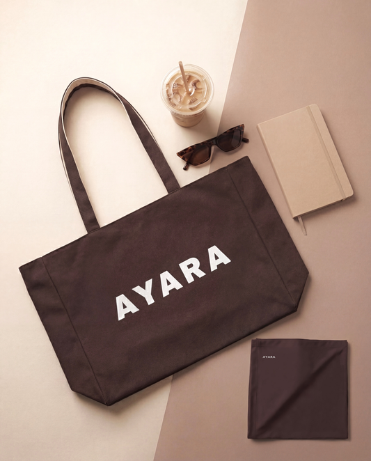 REVERSIBLE TOTE BAG - ESPRESSO