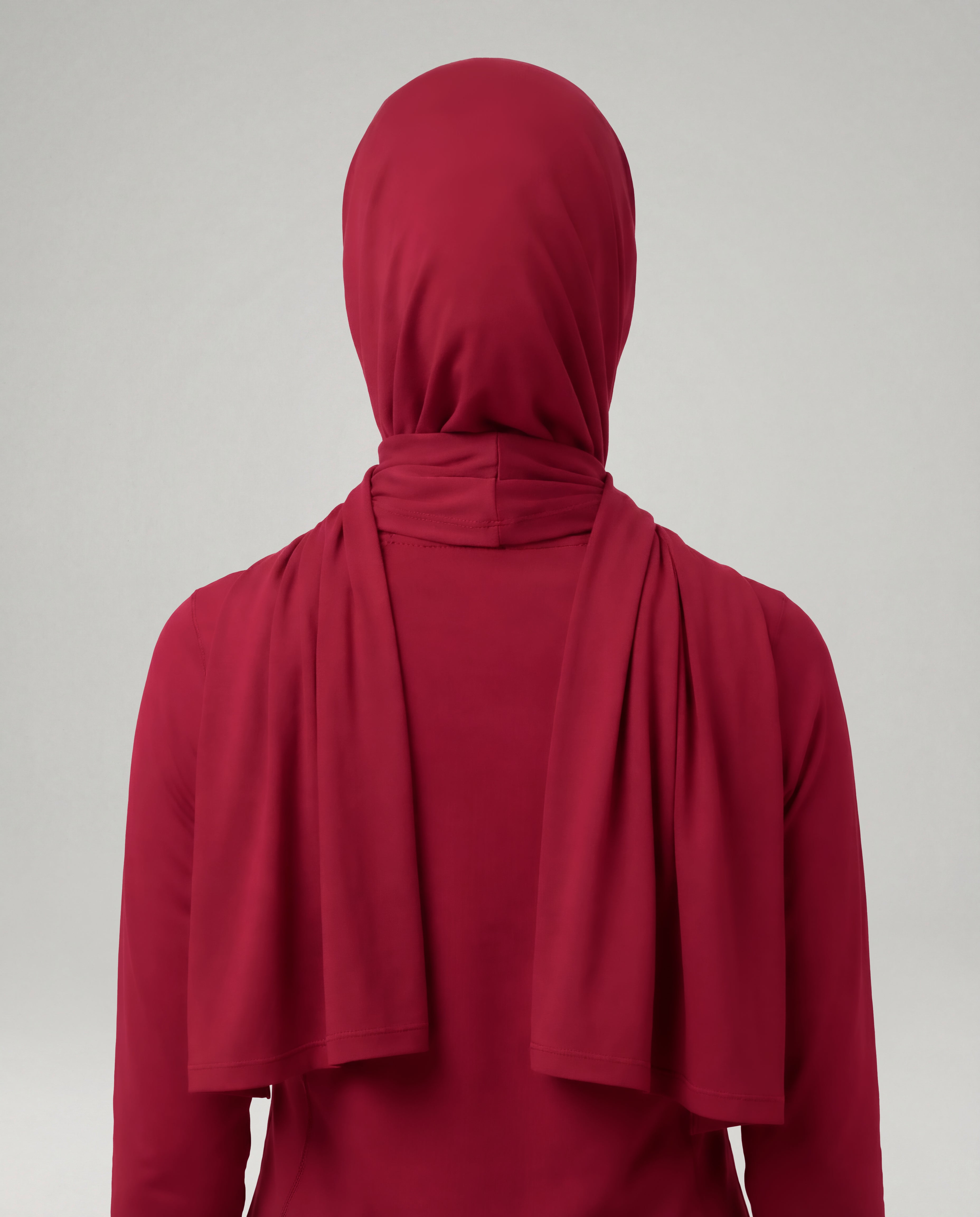 Sport Scarf Hijab - Pomergranete