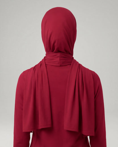 Sport Scarf Hijab - Pomergranete