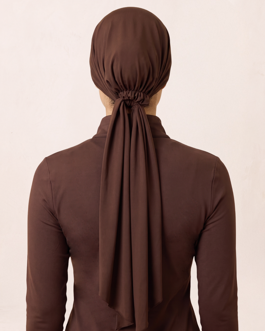 Studio Tie-Back Scarf - Espresso