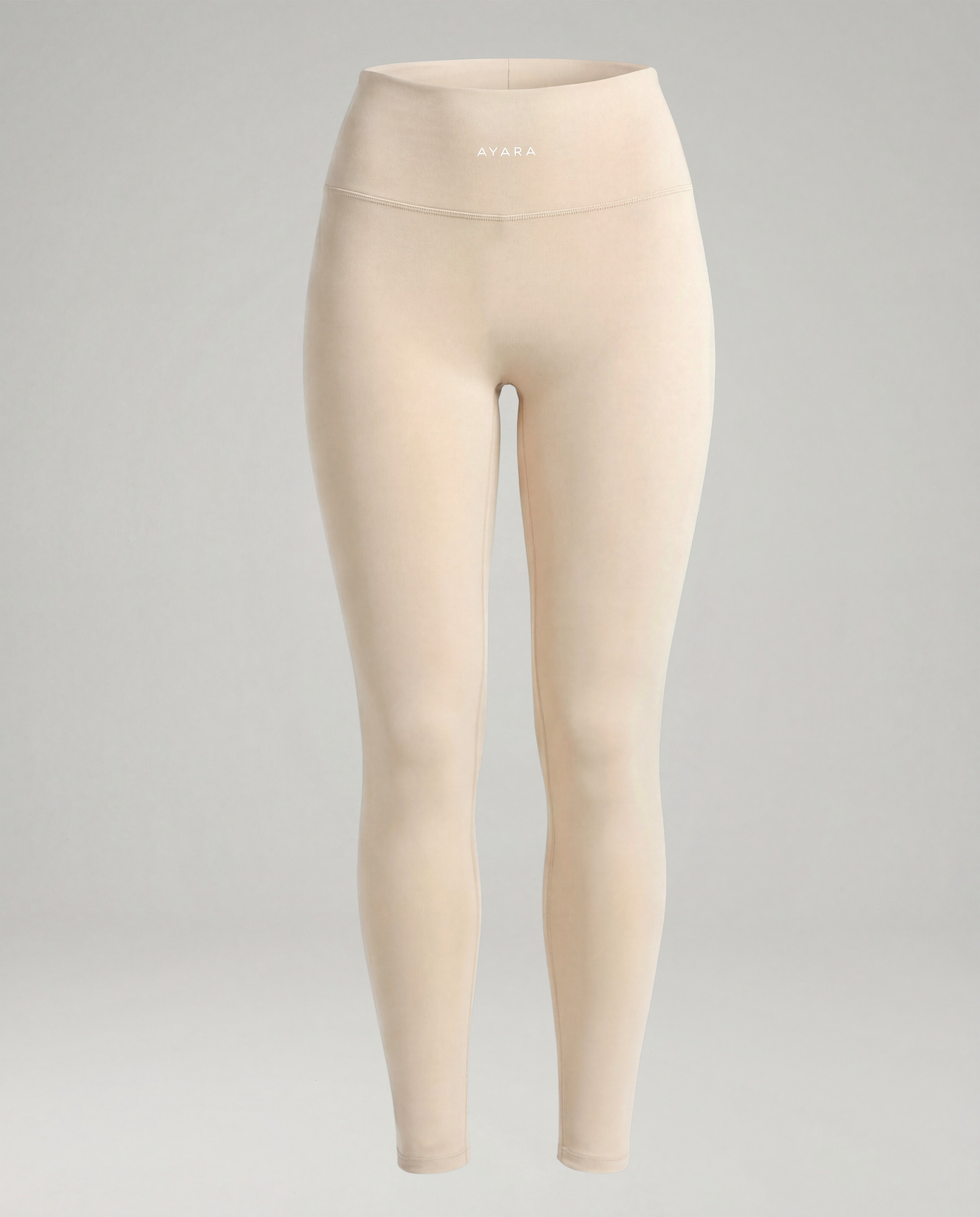 Ultra Opaque Non-See-Through Leggings - Vanilla